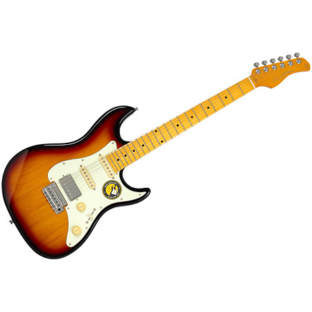 Larry Carlton S5 HSS 3 Tone Sunburst