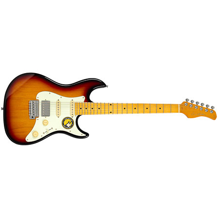 Larry Carlton S5 HSS 3 Tone Sunburst