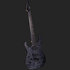 Ninja Super Shred 6-string Lefty Multi-scale Black Legator