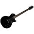 Ascent Collection H-137 P90 Black Heritage Guitar