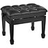 13965 Banc de piano hydraulique noir brillant K&M