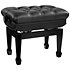 13968 Banc de piano hydraulique noir brillant K&M