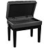13986 Deluxe noir brillant simili cuir K&M