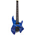 X6 7-String Headless Blue Swirl Larry Carlton