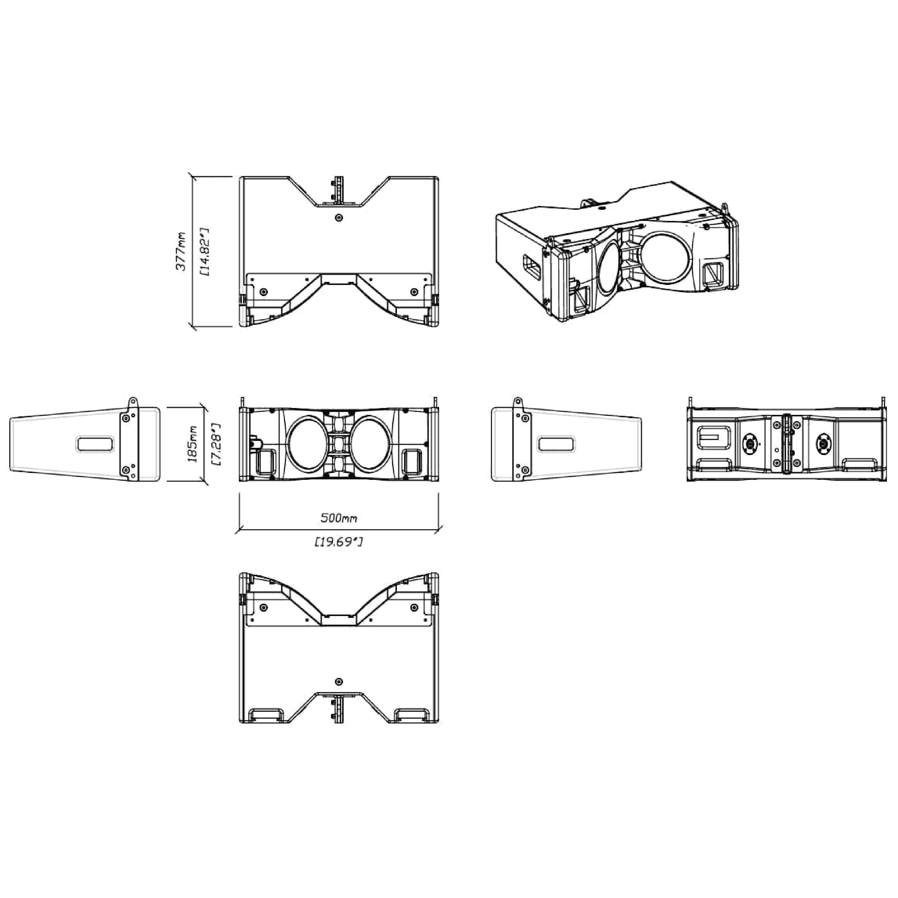 Martin Audio WPM-B Wavefront Precision Enceinte Ligne source noir ...