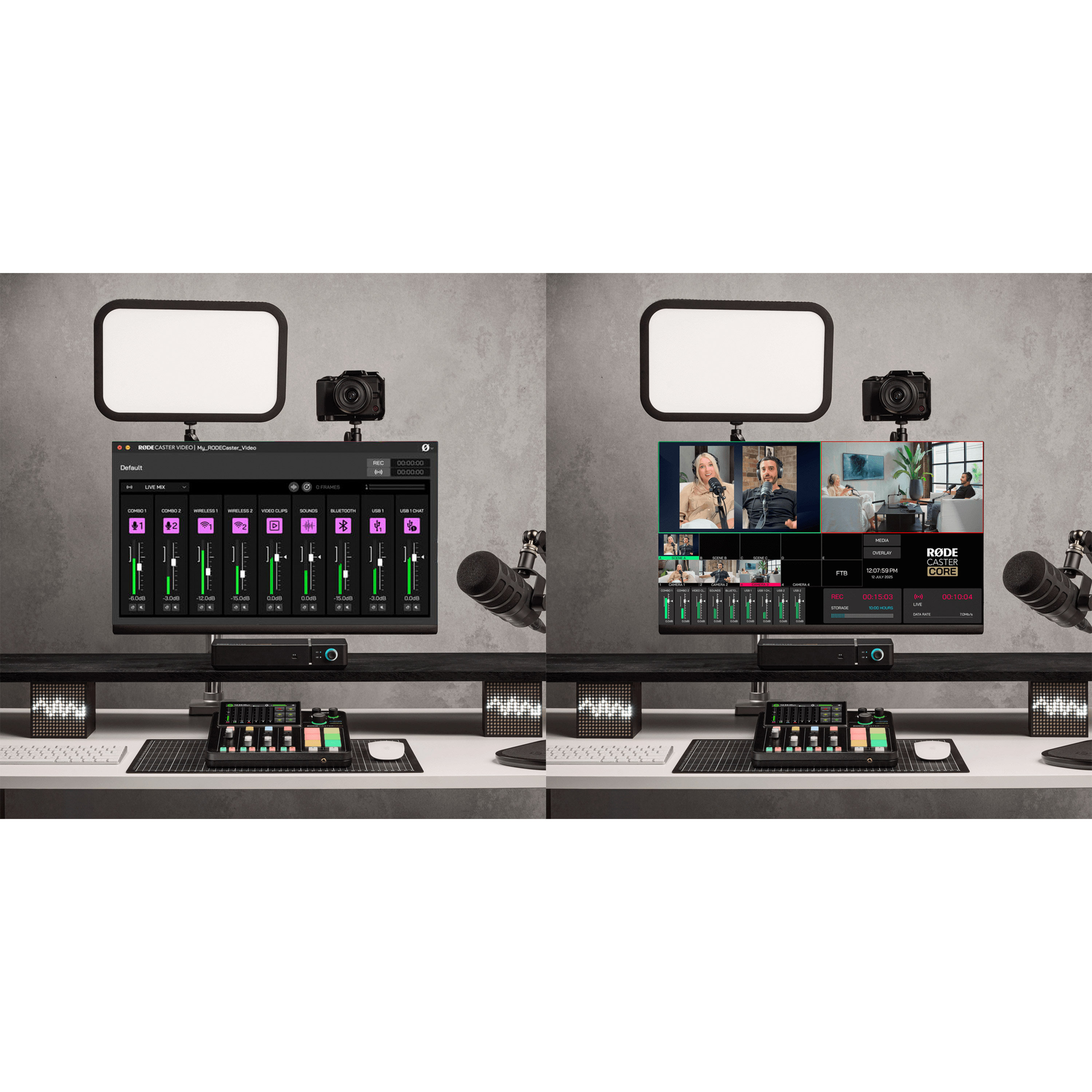 Core Rode Rode Rode Caster Video Core - Mélangeur vidéo SonoVente.com