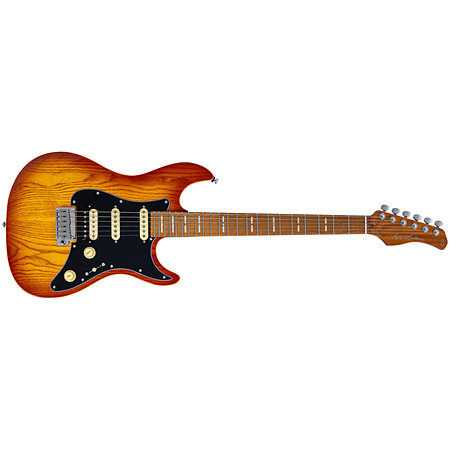 Larry Carlton S7 Ash Top Amber Burst
