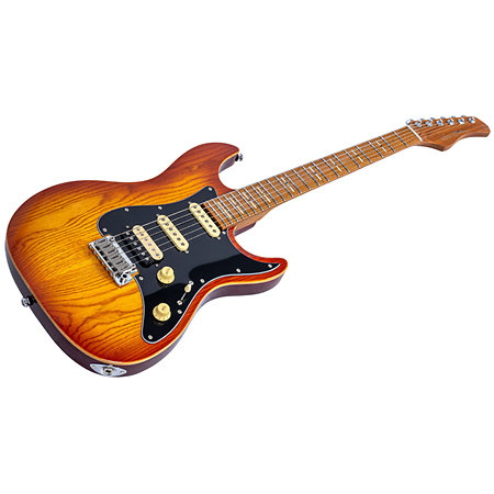 S7 Ash Top Amber Burst Larry Carlton