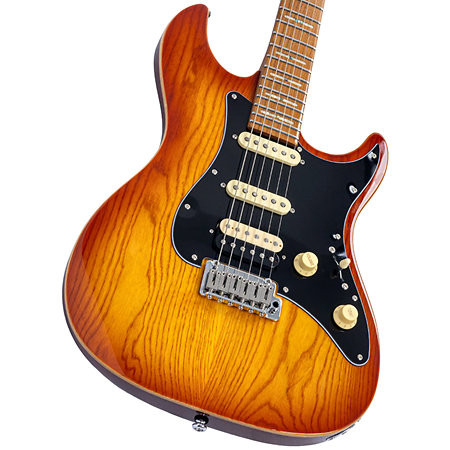 S7 Ash Top Amber Burst Larry Carlton