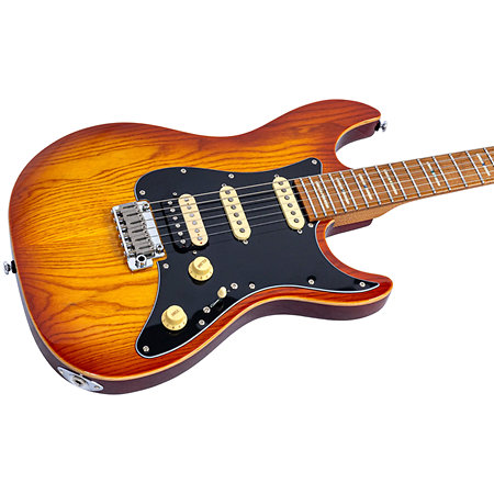 S7 Ash Top Amber Burst Larry Carlton