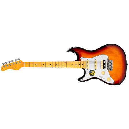 Larry Carlton S7 HSS New Gen LH 3 Tone Sunburst