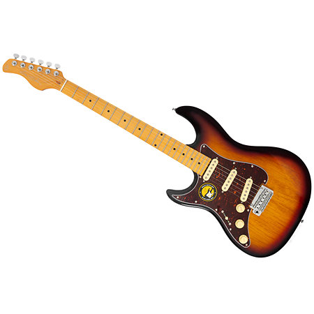 Larry Carlton S5 SSS LH 3 Tone Sunburst