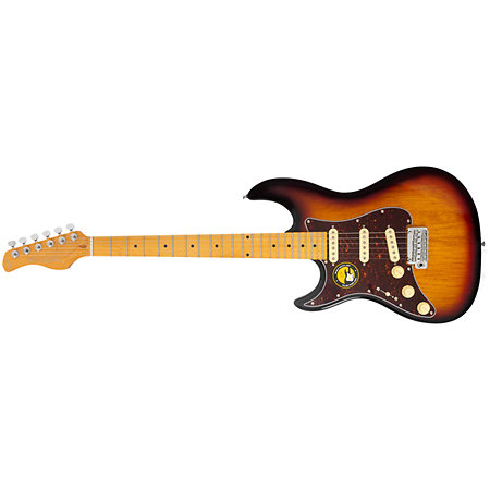 Larry Carlton S5 SSS LH 3 Tone Sunburst