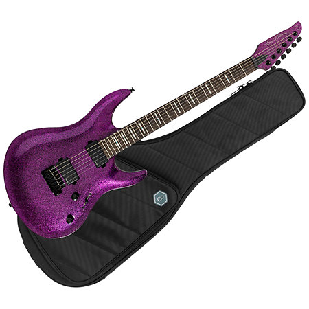 Larry Carlton Y10 Purple Sparkle + housse