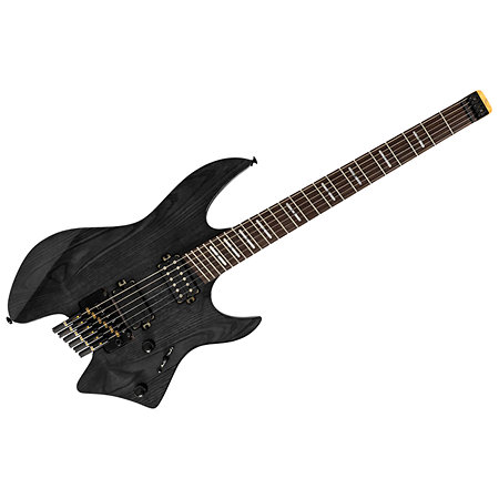 Larry Carlton X6 Headless 6 cordes Transparent Black + housse