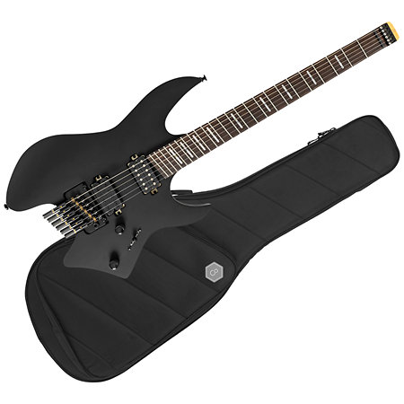Larry Carlton X6 Headless 6 cordes Black Satin + housse