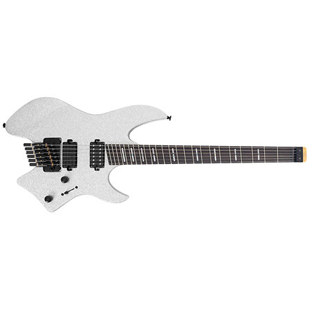 X6 Headless 6 cordes Silver Sparkle + housse Larry Carlton
