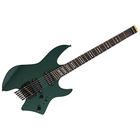 X6 Headless 6 cordes Metallic Green + housse Larry Carlton