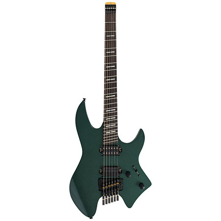 X6 Headless 6 cordes Metallic Green + housse Larry Carlton
