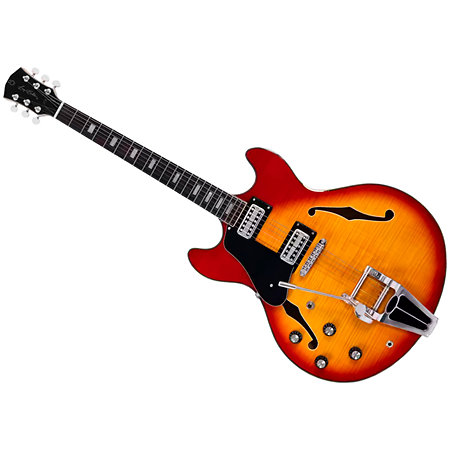 Larry Carlton H7T LH Cherry Sunburst