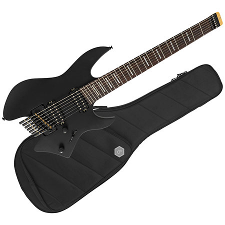 Larry Carlton X6 Headless 7 cordes Black Satin + housse