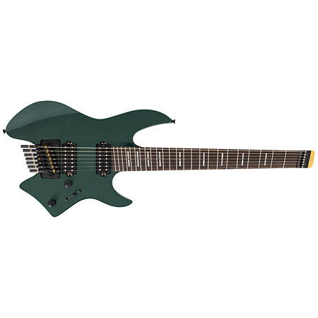 X6 Headless 7 cordes Metallic Green + housse Larry Carlton