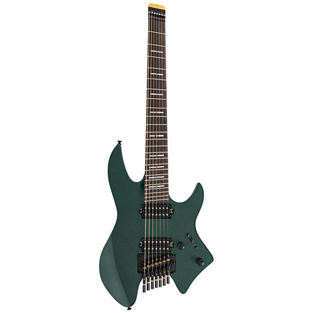 X6 Headless 7 cordes Metallic Green + housse Larry Carlton
