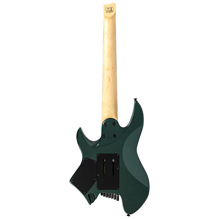 X6 Headless 7 cordes Metallic Green + housse Larry Carlton