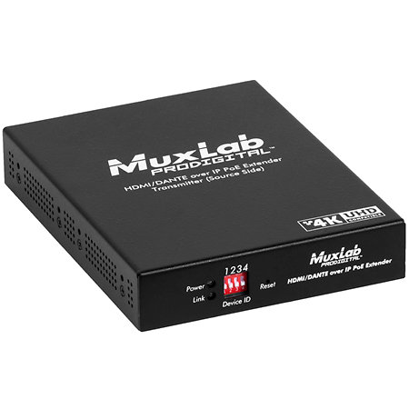 MuxLab 500759 TX DANTE- Émetteur HDMI 4K sur IP DANTE