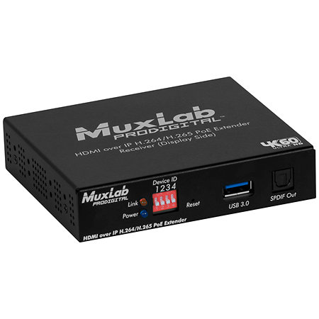 MuxLab 500762 RX - Récepteur HDMI H.264/H.265