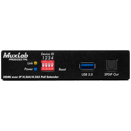 MuxLab 500762 RX - Récepteur HDMI H.264/H.265