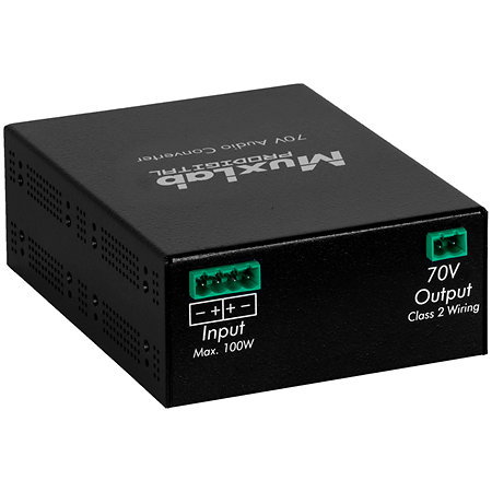 MuxLab 500755 70V - Convertisseur Audio 70V