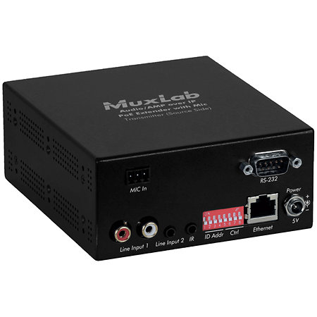 500755 AMP TX - Émetteur Audio amplifié sur IP MuxLab