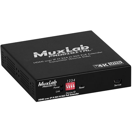 MuxLab 500763 TX - Émetteur HDMI 4K/30 PoE RS232 H.264/265