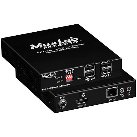 MuxLab 500772 RX - Récepteur HDMI KVM sur IP