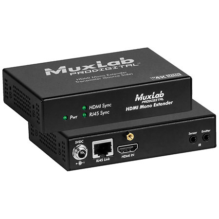 MuxLab 500459 100 - Kits d'extension RS232 HDBT 4K/60 100m