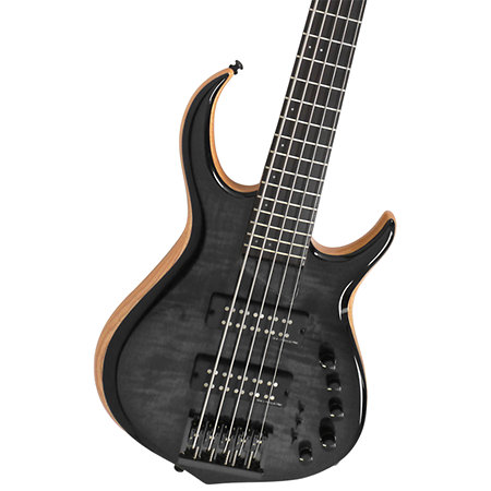 M7 Swamp Ash-5 Transparent Black Marcus Miller