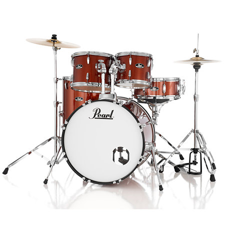 Pearl RSS525SCC-749 Roadshow Rock 5 fûts 22'' Burnt Orange Sparkle + Hardware + 2 cymbales Sabian