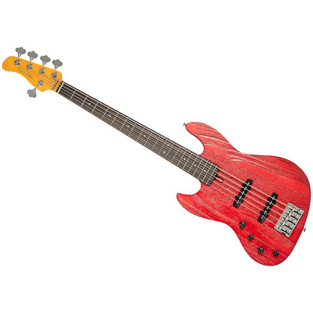 Marcus Miller P6 4 Cordes LH Candy Apple Red