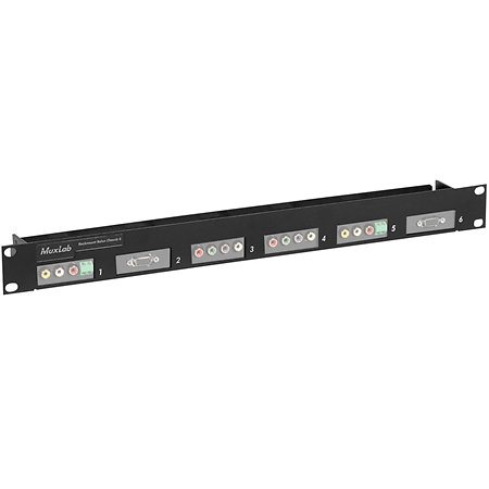 MuxLab 500902 - Chassis rackable pour 6x Balun