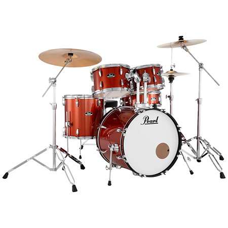 Pearl RSS505BCC-749 Roadshow+ fusion 5 fûts 20'' Burnt Orange Sparkle + B-50 + 3 cymbales Sabian