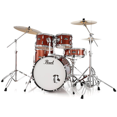 RSS505BCC-749 Roadshow+ fusion 5 fûts 20'' Burnt Orange Sparkle + B-50 + 3 cymbales Sabian Pearl