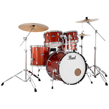 Pearl RSS525SBCC-749 Roadshow+ rock 5 fûts 22'' Burnt Orange Sparkle + B-50 + 3 cymbales Sabian