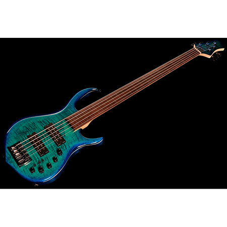 M5 Swamp Ash-5 Fretless Transparent Blue Marcus Miller