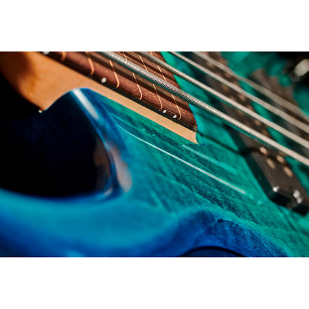 M5 Swamp Ash-5 Fretless Transparent Blue Marcus Miller