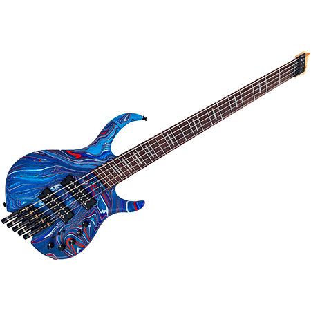 Marcus Miller M6 Headless 5 cordes Blue Swirl