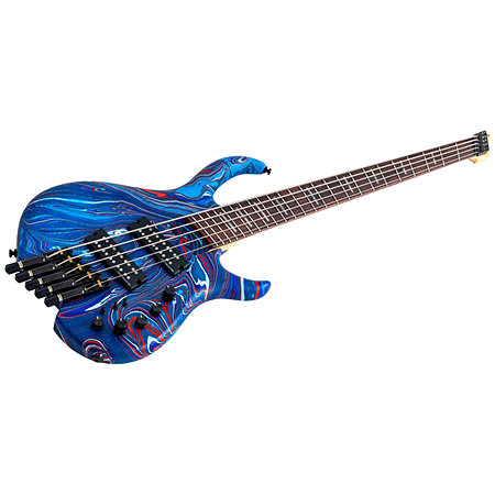 M6 Headless 5 cordes Blue Swirl Marcus Miller