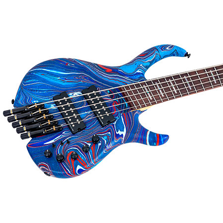 M6 Headless 5 cordes Blue Swirl Marcus Miller