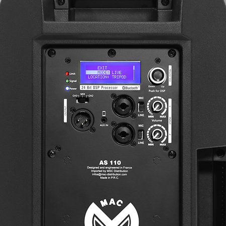 Mac Mah Pack AS 110 (la paire) + AS 815 Sub (la paire) + housses et tubes de couplage