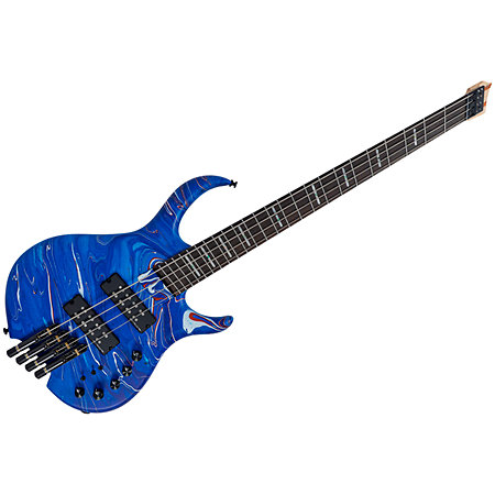 Marcus Miller M6 Headless 4 cordes Blue Swirl